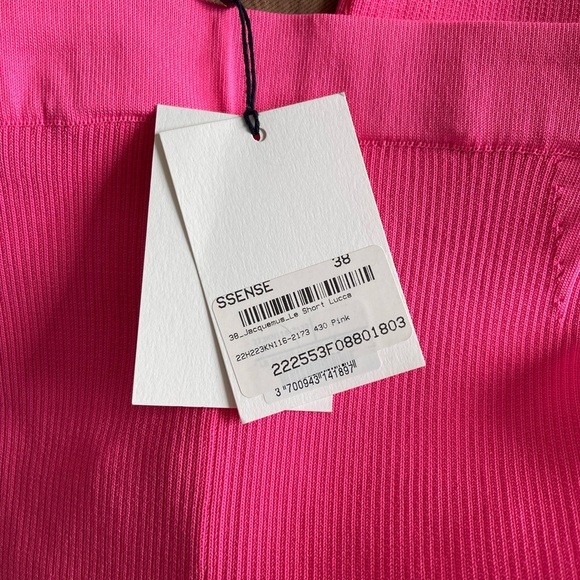 Jacquemus pink le papier le short lucca shorts - Picture 7 of 7